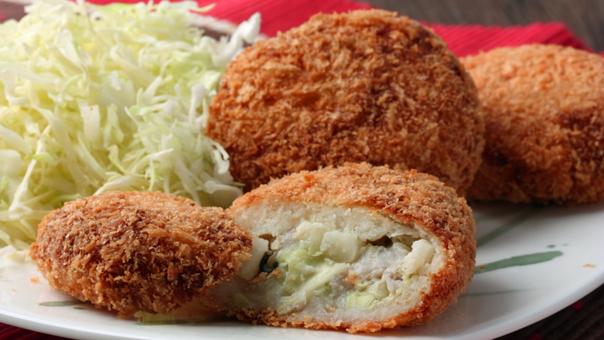 シャキシャキ野菜コロッケ